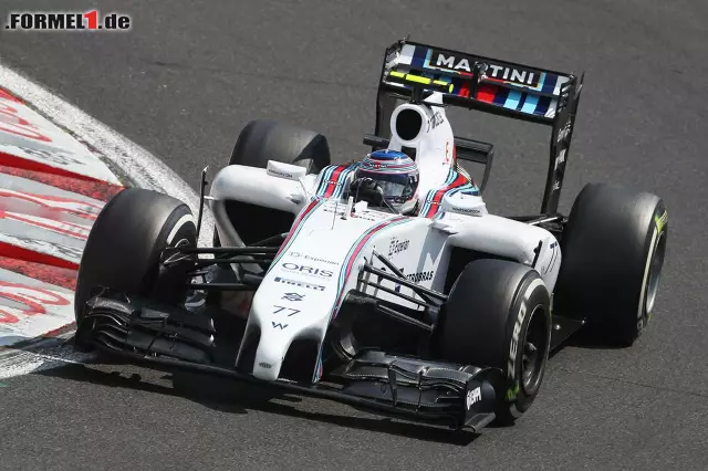 Foto zur News: Stark einmal mehr Valtteri Bottas im Williams. Dem Finnen fehlten 0,639 Sekunden auf den Bestwert.