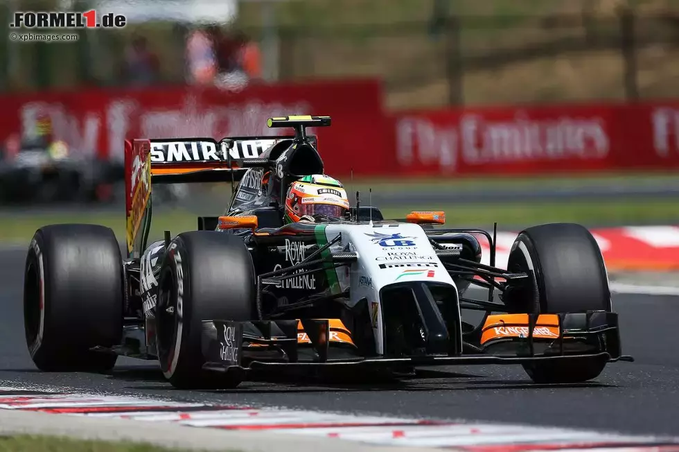 Foto zur News: Sergio Perez (Force India)