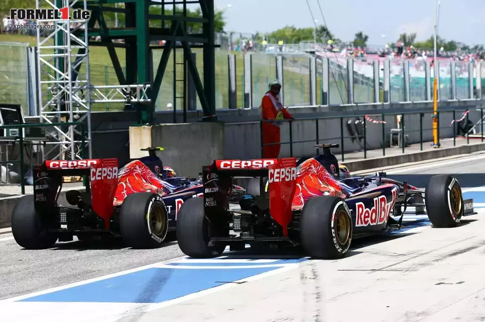 Foto zur News: Daniil Kwjat (Toro Rosso) und Jean-Eric Vergne (Toro Rosso)