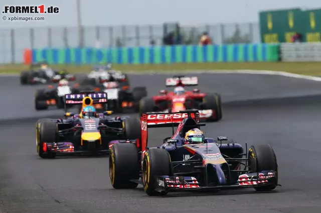 Foto zur News: Jean-Eric Vergne fuhr im Toro Rosso angesichts der schwierigen Bedingungen ein tolles Rennen und kam als Neunter ins Ziel.