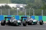 Foto zur News: Lewis Hamilton (Mercedes) und Nico Rosberg (Mercedes)