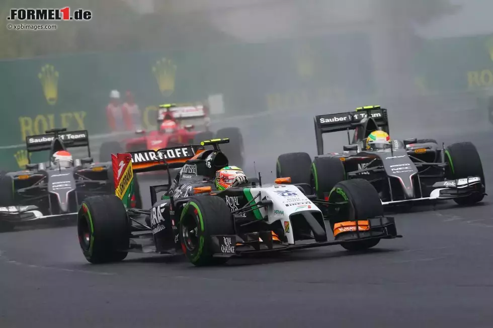 Foto zur News: Sergio Perez (Force India)