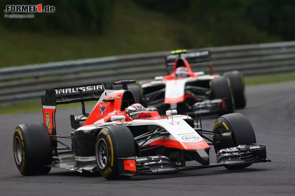 Foto zur News: Jules Bianchi (Marussia) und Max Chilton (Marussia)