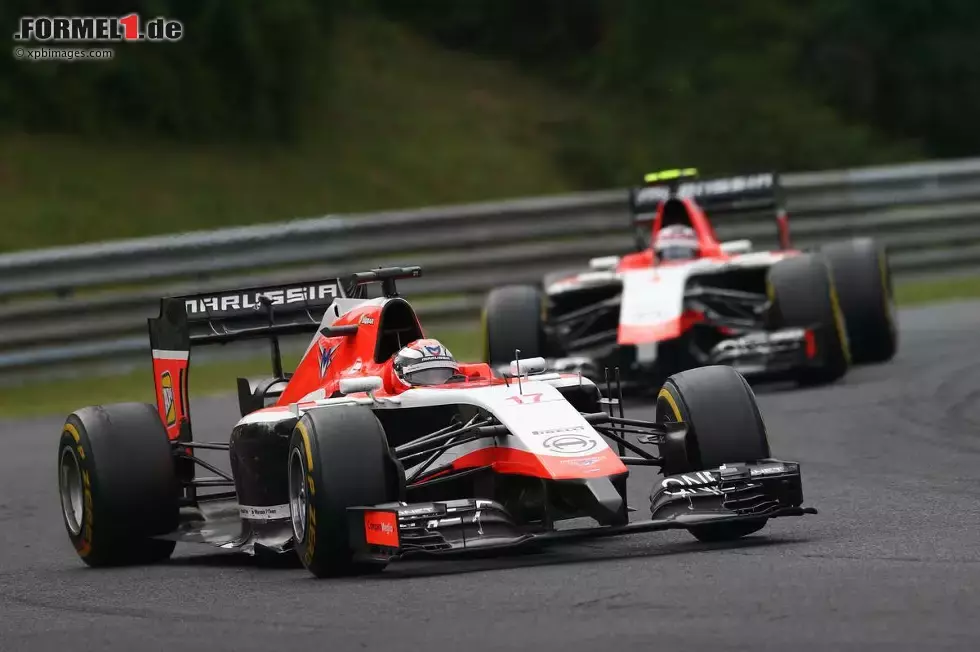 Foto zur News: Jules Bianchi (Marussia) und Max Chilton (Marussia)