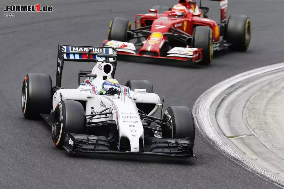 Foto zur News: Felipe Massa (Williams) und Kimi Räikkönen (Ferrari)