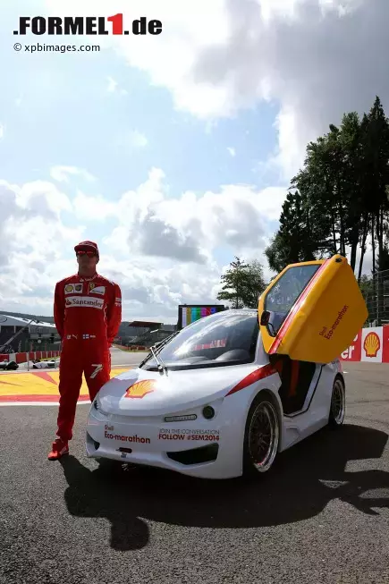 Foto zur News: Kimi Räikkönen (Ferrari) bei der Shell-Eco-Challenge