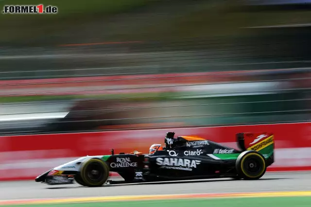 Foto zur News: Nico Hülkenberg hatte mit zu kalten Bremsen zu kämpfen und belegte am Ende in seinem Force India den enttäuschenden 18. Rang