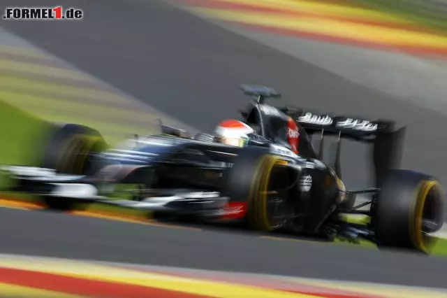 Foto zur News: Adrian Sutil schaffte den Sprung in die Top 10 nicht. Der Sauber-Fahrer wurde 14