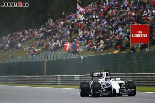 Foto zur News: Valtteri Bottas und das Williams-Team wurden zumindest im Nassen ihrer Mercedes-Schreck-Rolle nicht gerecht. Rang sechs (+2,458) für Bottas