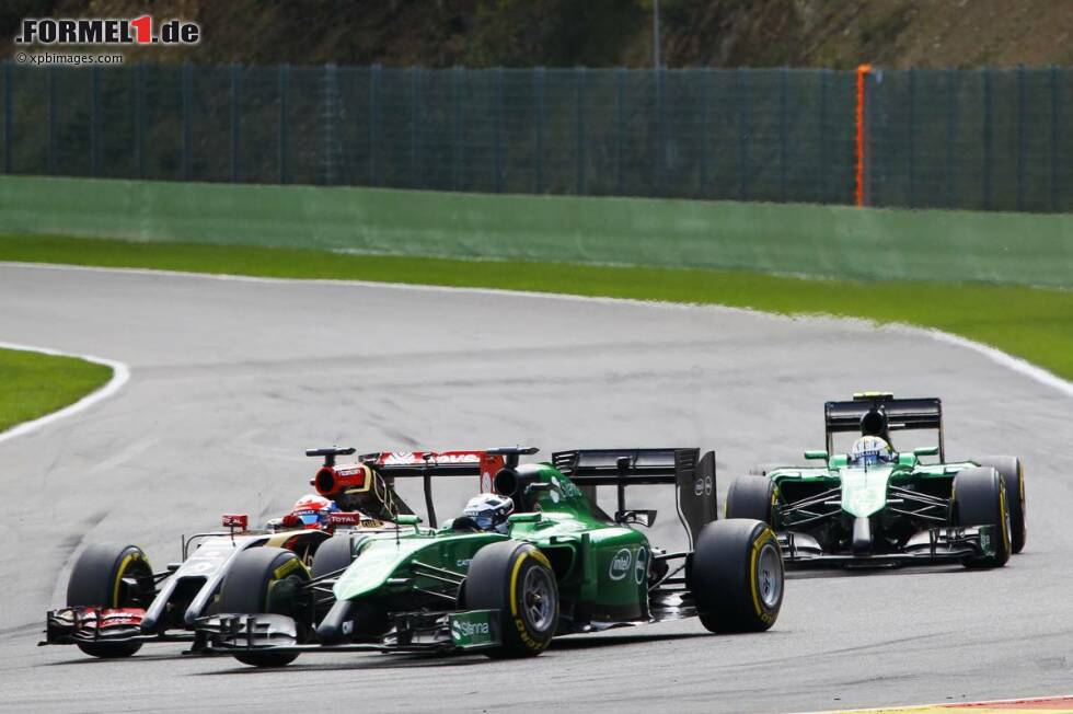 Foto zur News: Andre Lotterer und Romain Grosjean (Lotus)