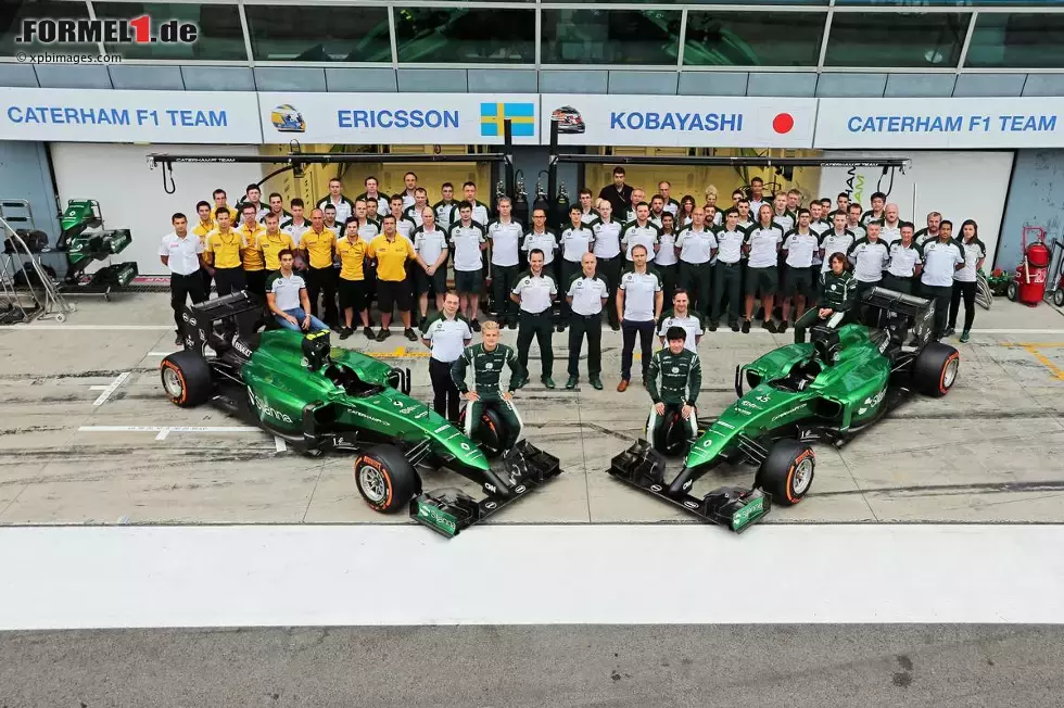 Foto zur News: Marcus Ericsson (Caterham) und (wieder) Kamui Kobayashi (Caterham)