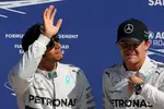 Foto zur News: Lewis Hamilton (Mercedes) und Nico Rosberg (Mercedes)