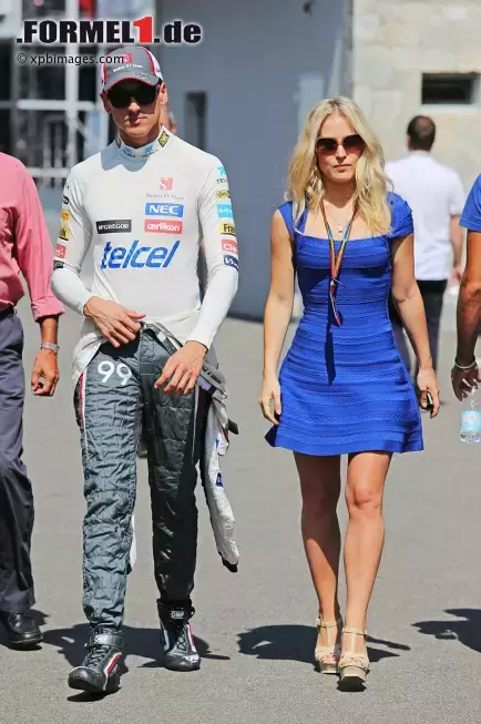 Foto zur News: Adrian Sutil (Sauber)  mit Freundin Jennifer Becks