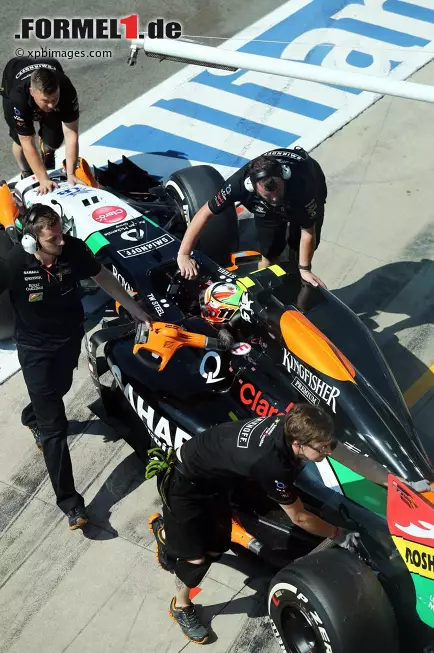 Foto zur News: Sergio Perez (Force India)