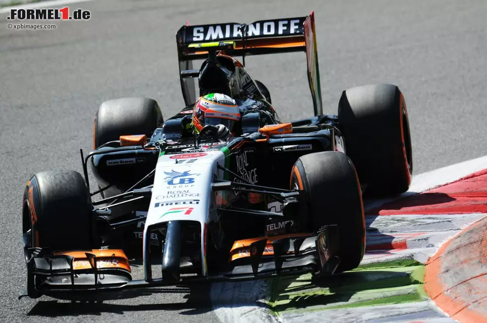 Foto zur News: Sergio Perez (Force India)