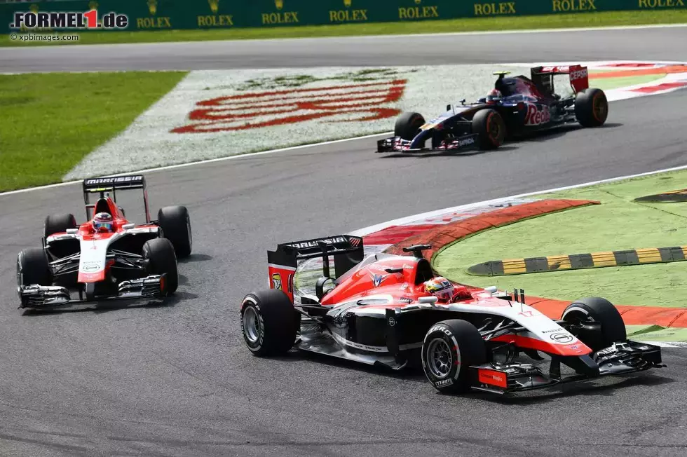 Foto zur News: Jules Bianchi (Marussia) und Max Chilton (Marussia)