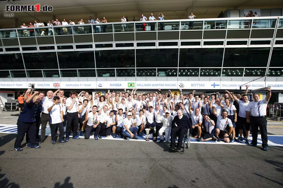 Foto zur News: Felipe Massa (Williams) und Frank Williams