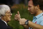 Foto zur News: Bernie Ecclestone und Christian Horner