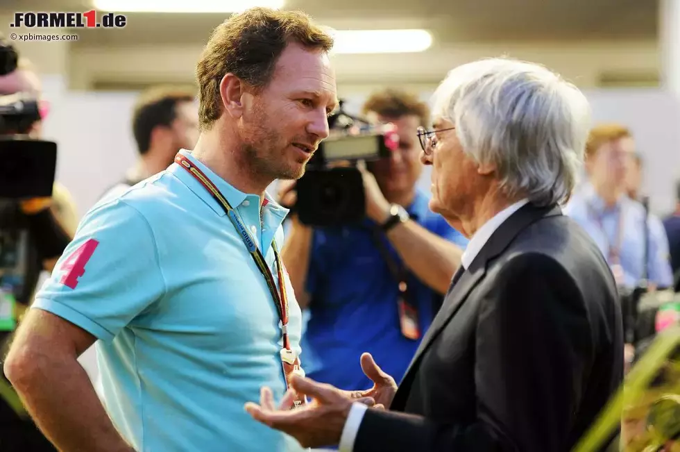 Foto zur News: Christian Horner und Bernie Ecclestone