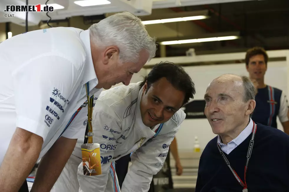 Foto zur News: Frank Williams, Pat Symonds und Felipe Massa (Williams)