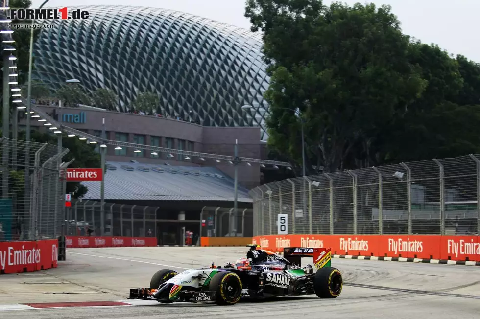 Foto zur News: Sergio Perez (Force India)