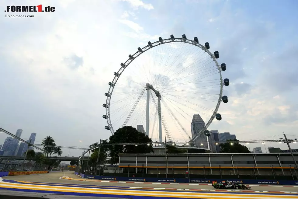 Foto zur News: Sergio Perez (Force India)