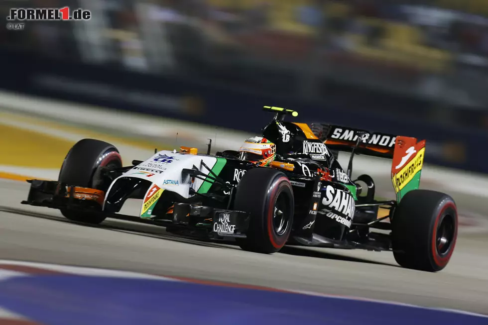 Foto zur News: Sergio Perez (Force India)