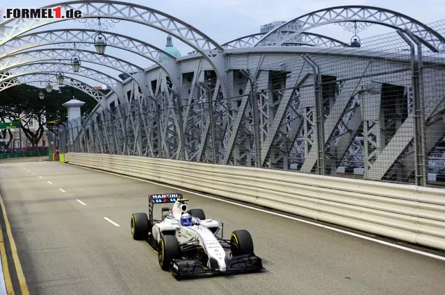 Foto zur News: Valtteri Bottas (Williams F1 Team) folgte mit 0,506 Sekunden Abstand auf der achten Position und...