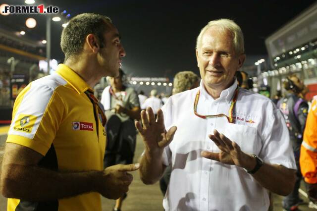 Foto zur News: Cyril Abiteboul Helmut Marko