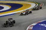 Foto zur News: Esteban Gutierrez (Sauber), Sergio Perez (Force India) und Romain Grosjean (Lotus)