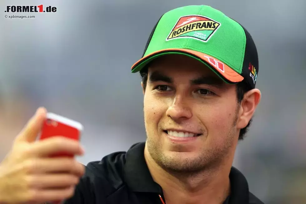 Foto zur News: Sergio Perez (Force India)