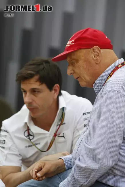 Foto zur News: Niki Lauda und Toto Wolff