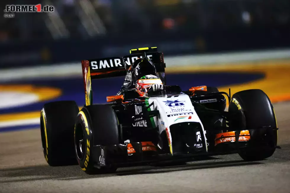 Foto zur News: Sergio Perez (Force India)