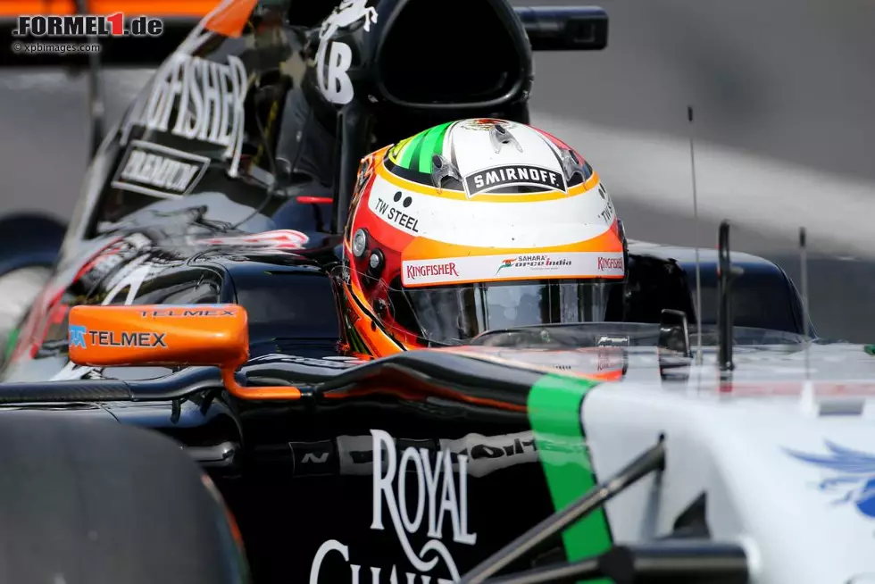 Foto zur News: Sergio Perez (Force India)