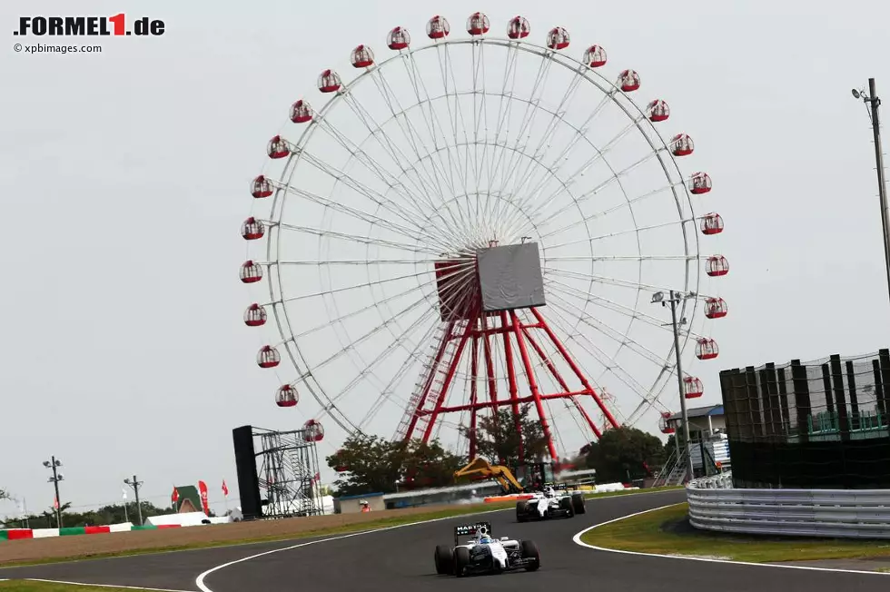 Foto zur News: Felipe Massa (Williams) und Valtteri Bottas (Williams)