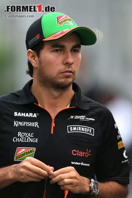 Foto zur News: Sergio Perez (Force India)