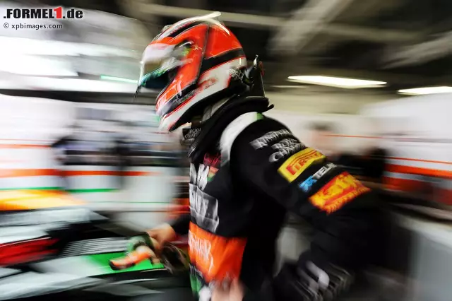 Foto zur News: Nico Hülkenberg musste sich im Force India mit dem 14. Rang zufrieden geben.