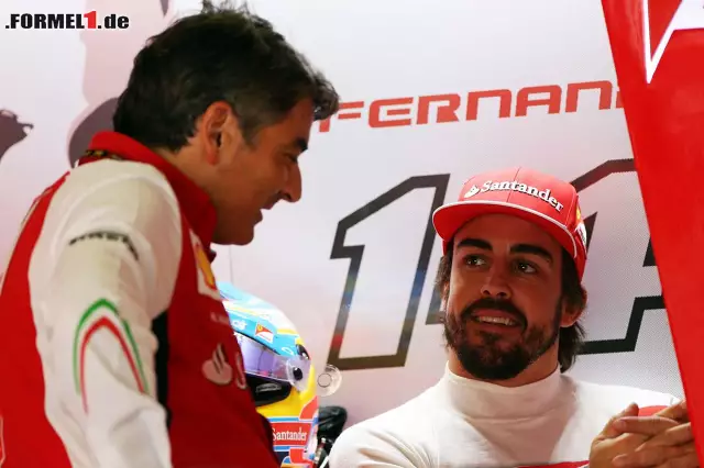 Foto zur News: Fernando Alonso verlässt Ferrari, heute gab er natürlich dennoch alles für das Team und holte mit Rang fünf (+1,234) sicherlich das Beste heraus.