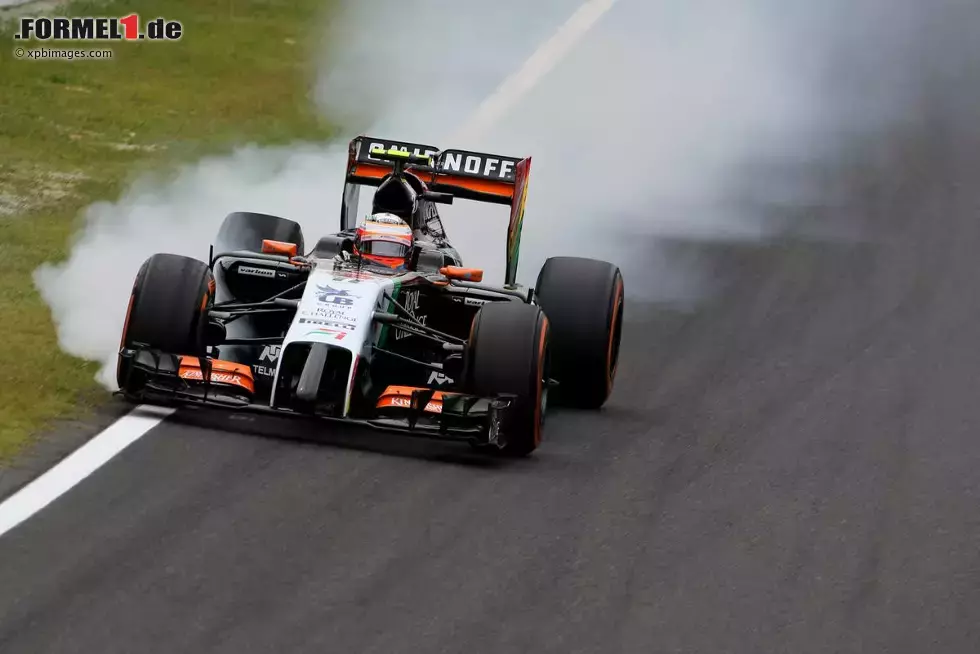 Foto zur News: Sergio Perez (Force India)