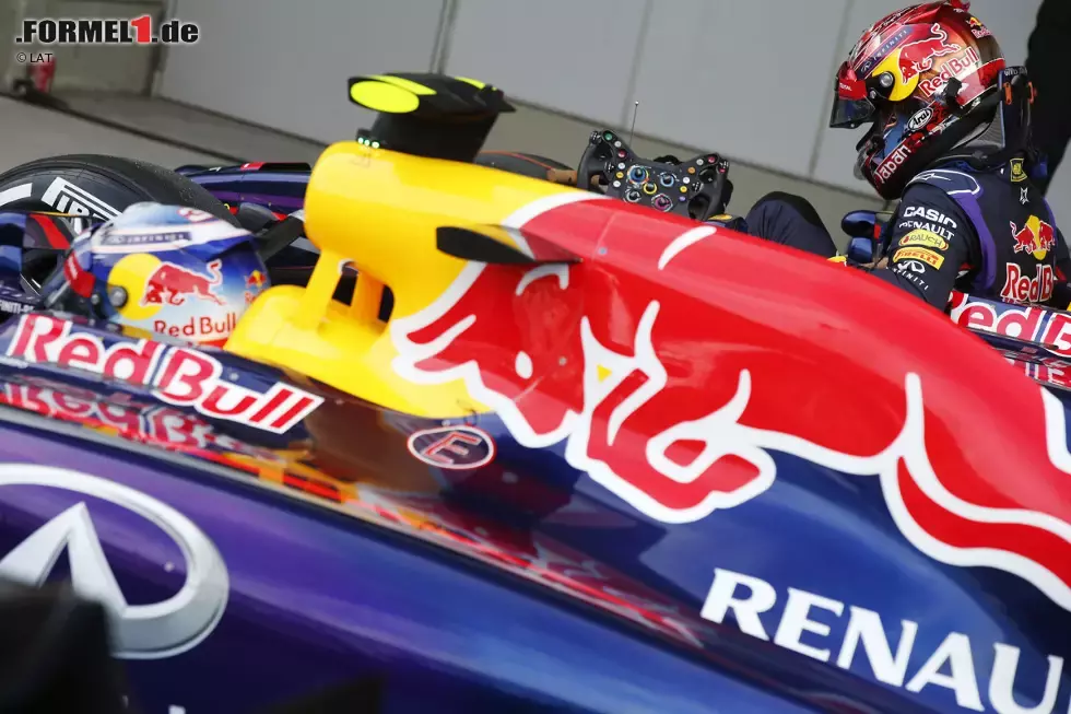 Foto zur News: Daniel Ricciardo (Red Bull) und Sebastian Vettel (Red Bull)