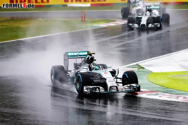 Foto zur News: Nico Rosberg und Lewis Hamilton (Mercedes AMG Petronas Formula One Team)