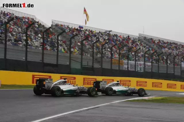 Foto zur News: Nico Rosberg Lewis Hamilton (Mercedes AMG Petronas Formula One Team)