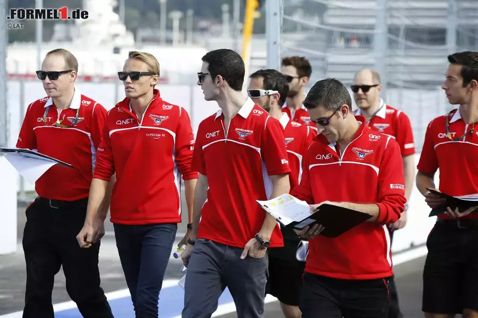 Foto zur News: Max Chilton (Marussia) und Alexander Rossi