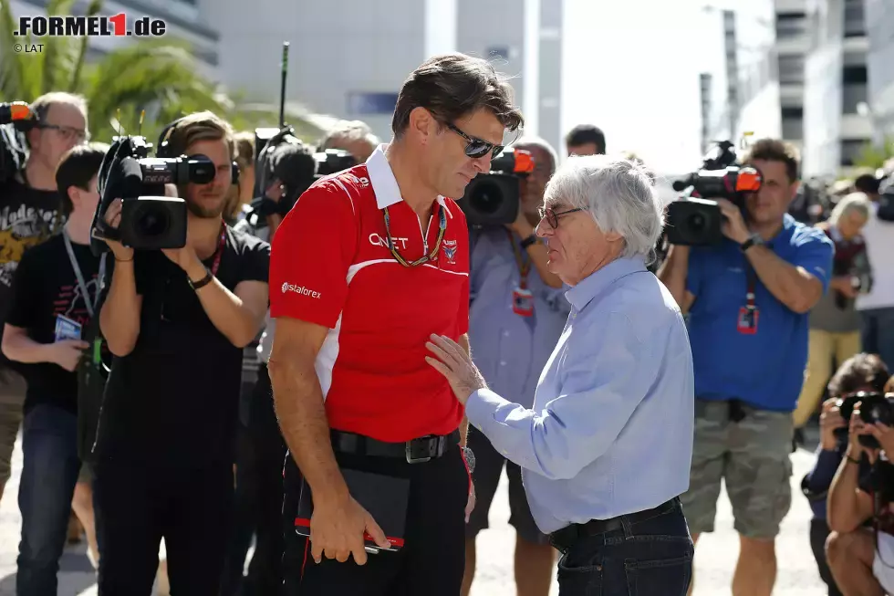 Foto zur News: Bernie Ecclestone und  Graeme Lowdon (Marussia)