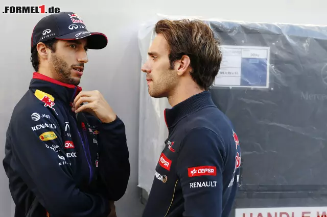 Foto zur News: Daniel Ricciardo und Jean-Eric Vergne