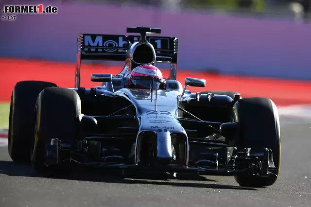 Foto zur News: Toll auch die Vorstellung der McLaren mit Jenson Button auf Position vier und...