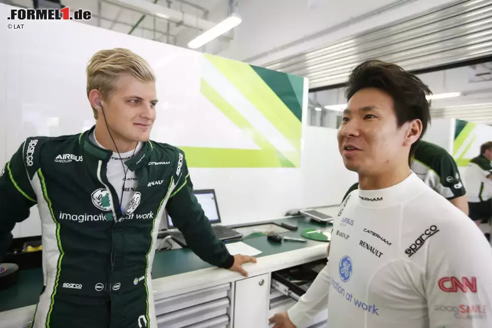 Foto zur News: Marcus Ericsson (Caterham) und Kamui Kobayashi (Caterham)