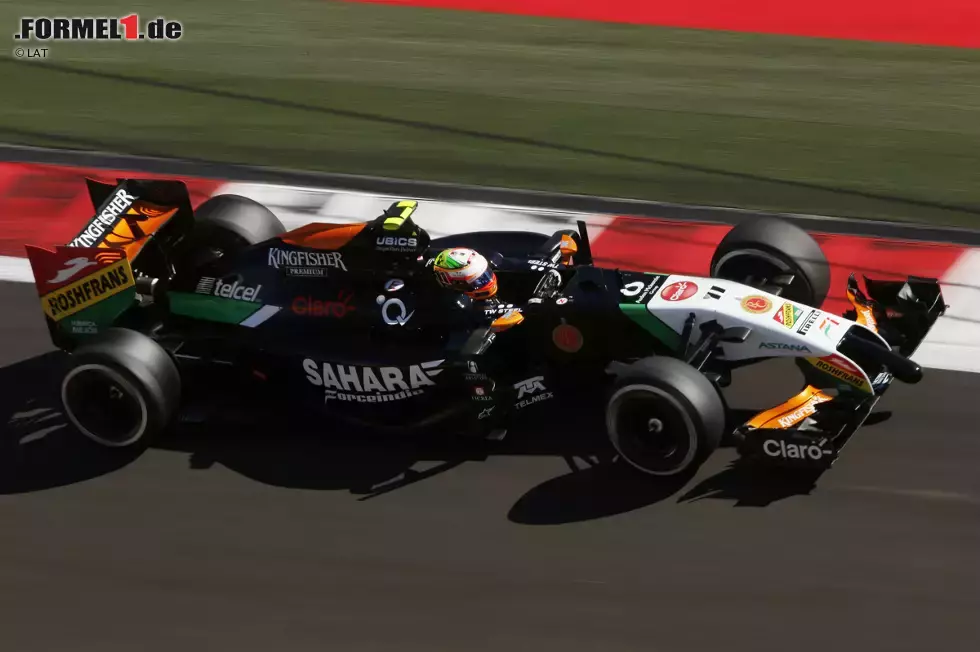 Foto zur News: Sergio Perez (Force India)