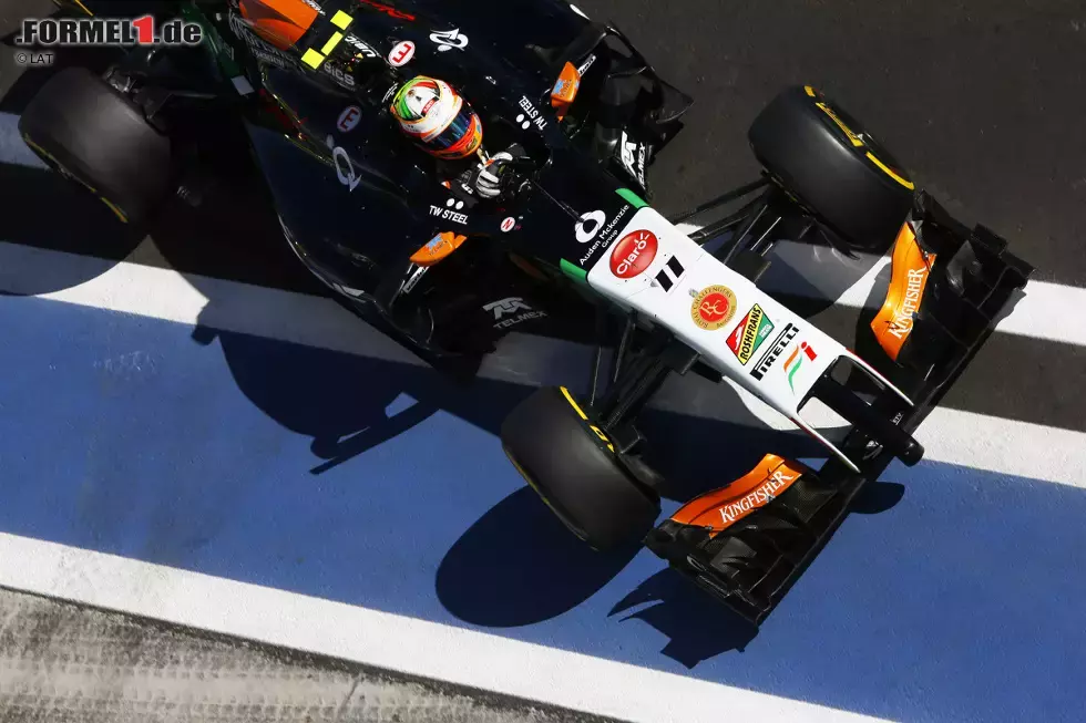 Foto zur News: Sergio Perez (Force India)