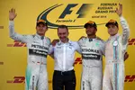 Foto zur News: Lewis Hamilton (Mercedes) gewinnt in Russland vor Nico Rosberg (Mercedes) und Valtteri Bottas (Williams)